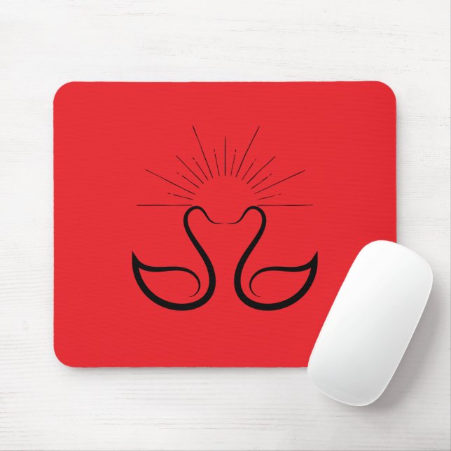 Swan Mousepad (Com mouse)