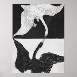 Swan por Hilma af Klint Art Impressão