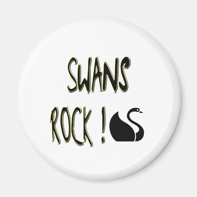 Swans Rock! Íman (Frente)