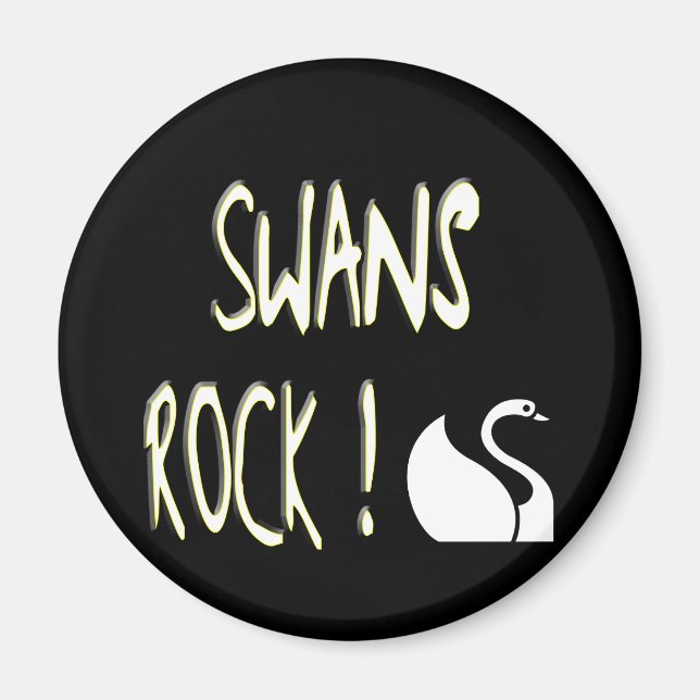 Swans Rock! Íman (Frente)