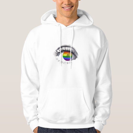 Sweat Shirt Rainbow Eye Moletom Com Capuz