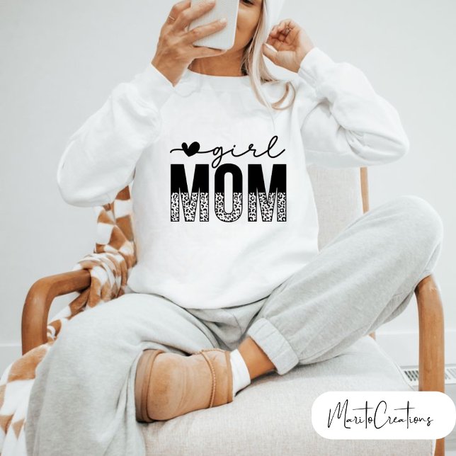 sweater T-shirt girl mom to celebrate mother's day (Criador carregado)
