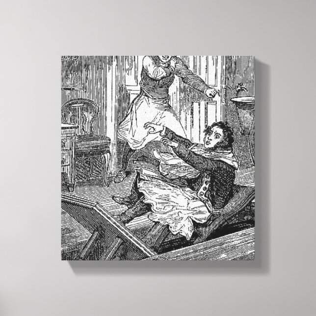 Sweeney Todd-Barbers Cadeira-Penny Terrível Canvas (Frente)