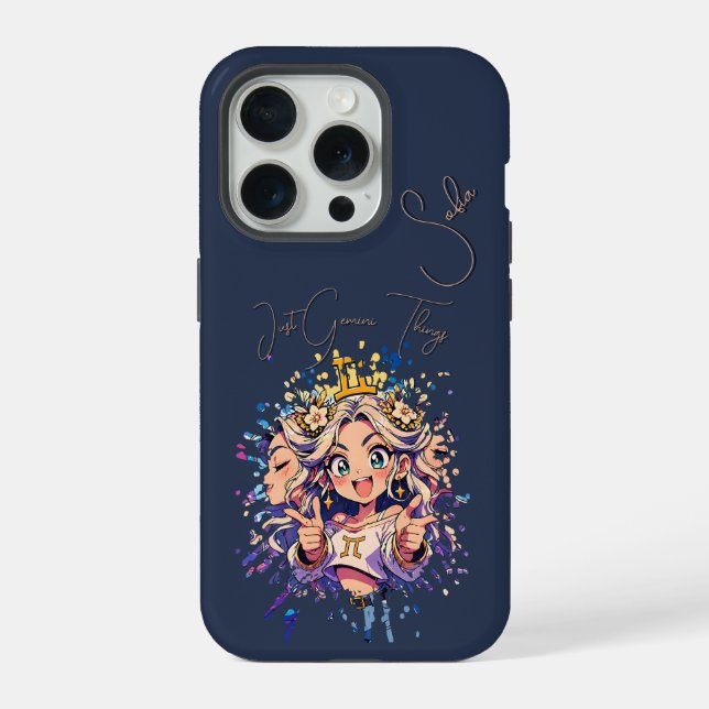 Sweet 16 Gemini Anime iPhone Case (Verso)
