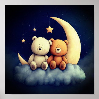 Sweet dreams nursery poster