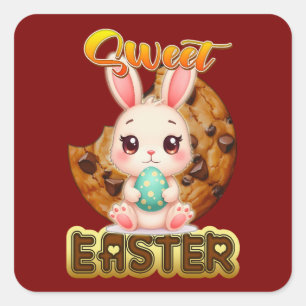 Sweet Easter Bunny – Cute Design - Autocolante