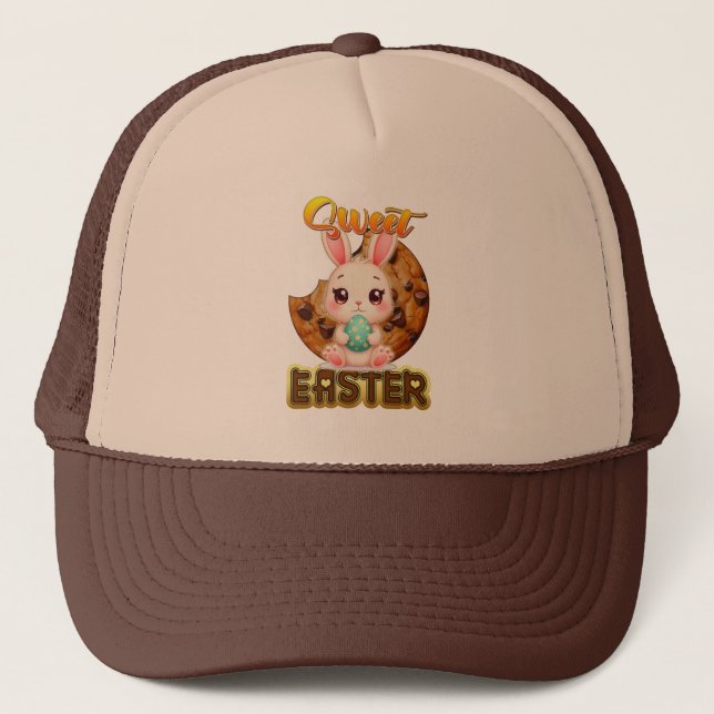 Sweet Easter Bunny – Cute Design - boné (Frente)