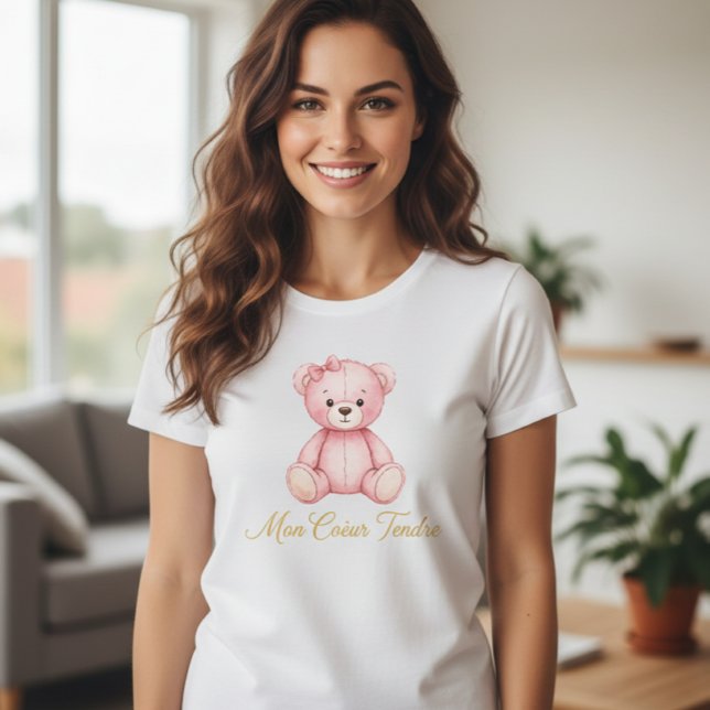 Sweet Pink Bear T-Shirt (Criador carregado)