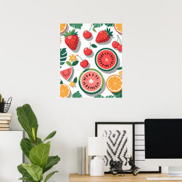 Sweet Summer Fruits Poster