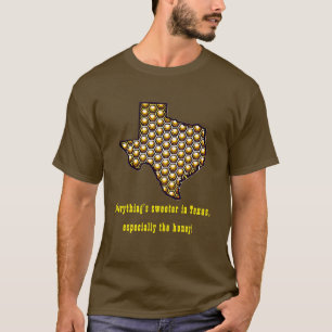 Sweeter na camiseta do Texas Honeycomb