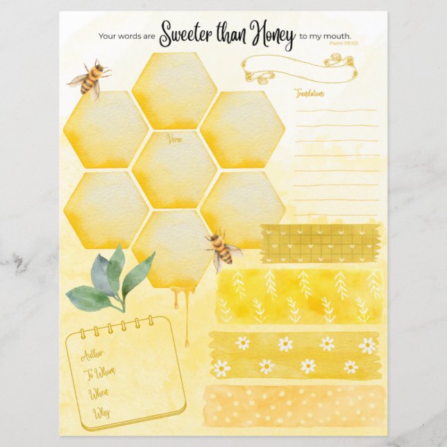 Sweeter Than Honey Verse Map (Frente)