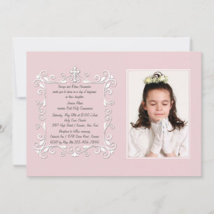 Sweetheart Corners Foto Convite Religioso