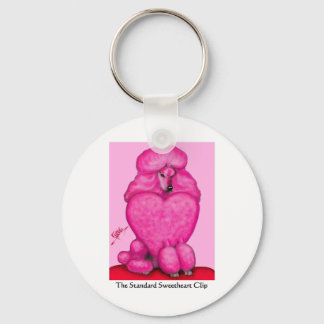 Sweetheart Poodle Chaveiro