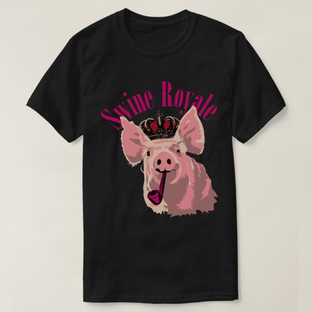 Swine Royale T-Shirt (Frente do Design)