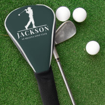 Swing de Golfe do Monograma Personalizado Verde