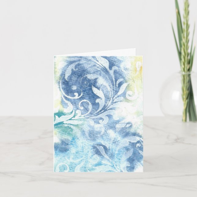 'Swirls' - Cartão de Ocasião (Frente)