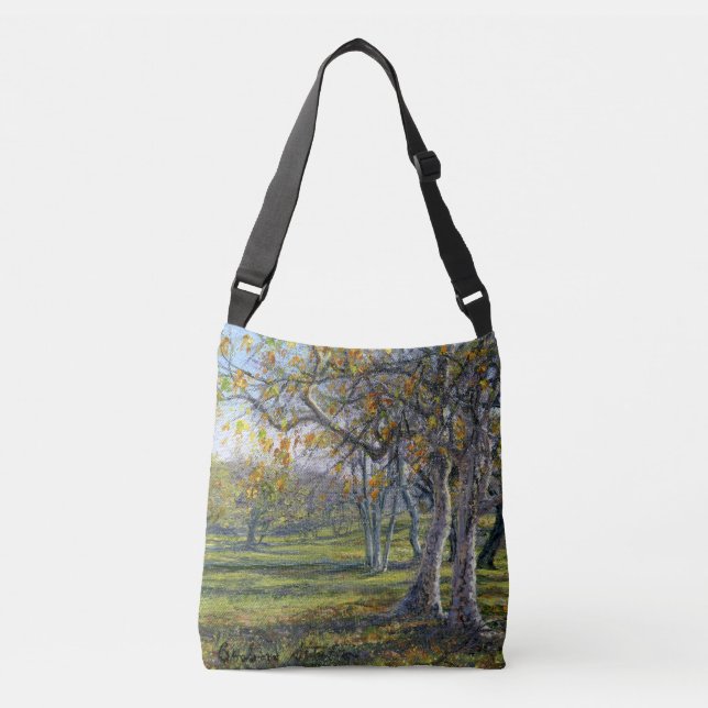 "Sycamores no outono" Tote Bag (Frente)