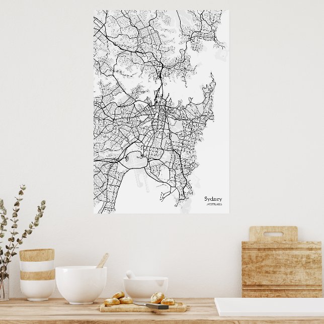 Sydeny Austrália poster impressão (Cozinha)