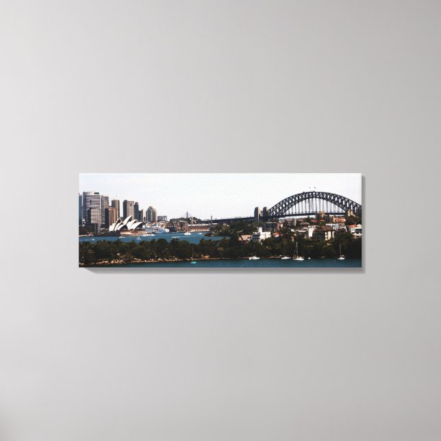 Sydney » Casa da Ópera & Harbour Bridge Canvas (Frente)