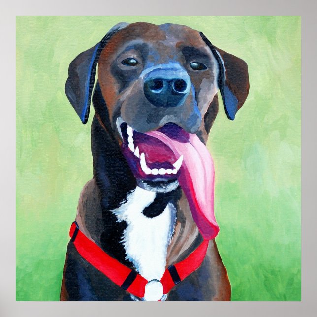 Sydney Dog Art Large Impressão (Frente)