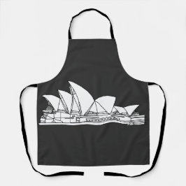 Sydney Opera House Austrália desenhando lembrança