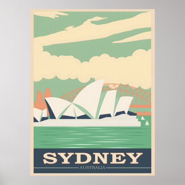 Sydney poster vintage (Frente)