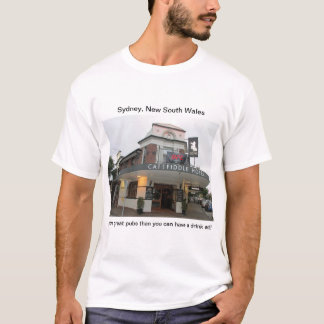 Sydney Pubs: A T-Shirt do Hotel Cat and Fiddle