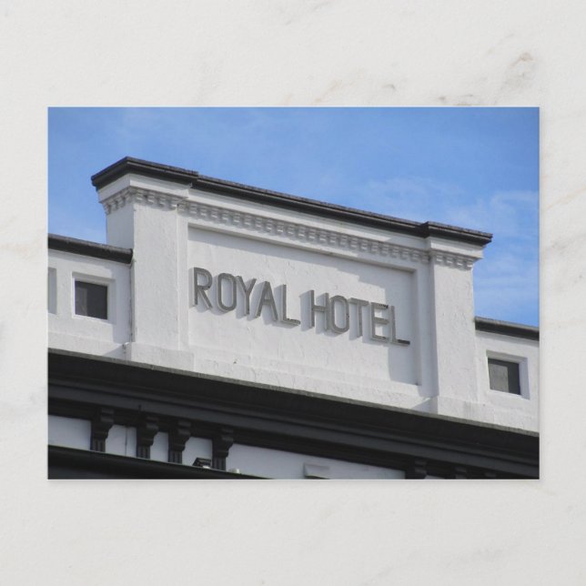 Sydney Pubs: Cartão postal do Hotel Real (Frente)