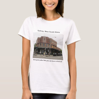 Sydney Pubs: T-Shirt do Hotel Barley de Ouro