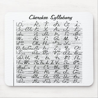 Syllabary Cherokee Mousepad