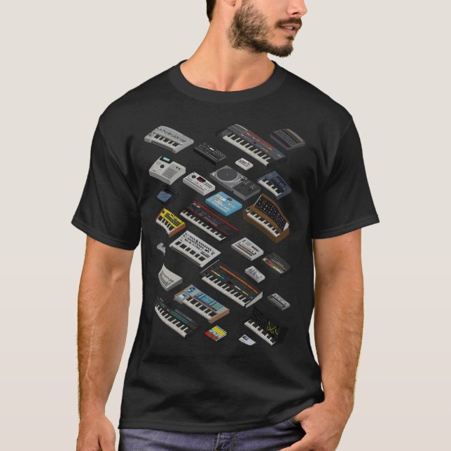 Synthesizer Fan Collection Classic T-Shirt (Frente)