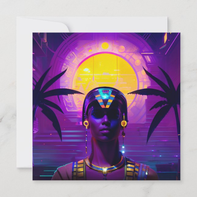 Synthwave Pharaoh (Frente)