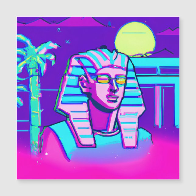 Synthwave Pharaoh (Frente)