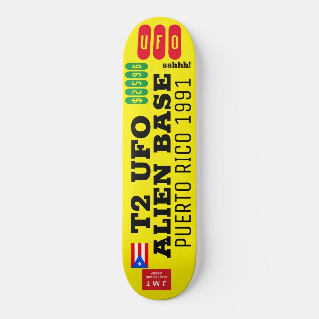 T2 UFO BASE PR Skateboard (Frente)