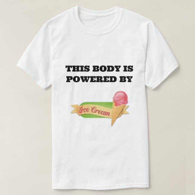 T- Camisa branca com letra preta (Frente do Design)