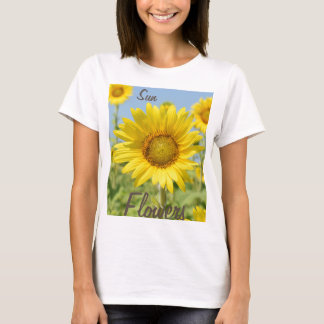 t camisa com girassol