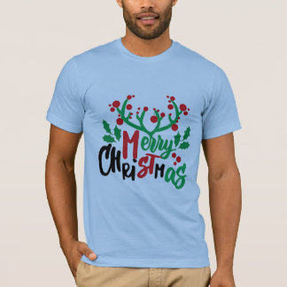 T de natal feliz, camisa