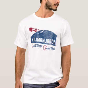 T do alpinismo do t-shirt do Mt Kilimanjaro