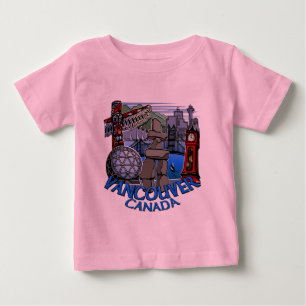 T do bebê do marco dos t-shirt do bebê da