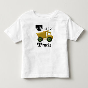 T é para caminhões t-shirt infantil