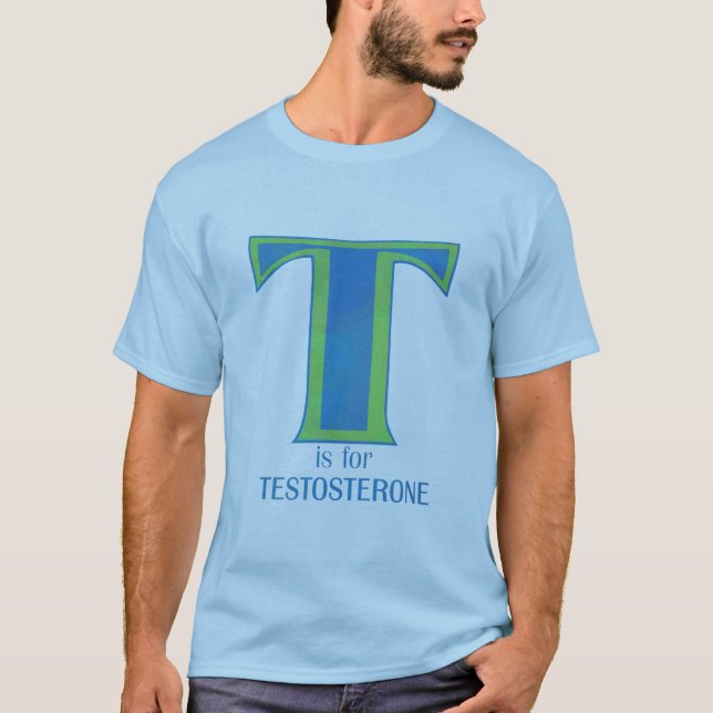 T é para camisas da testosterona (Frente)