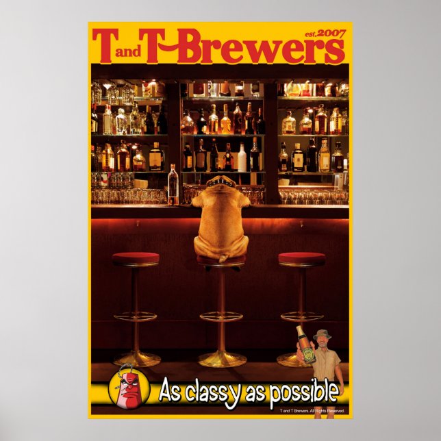 T e T Brewer Poster (Frente)