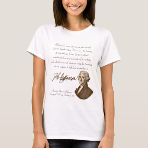 T. Jefferson: Opinião & razão - t-shirt #4