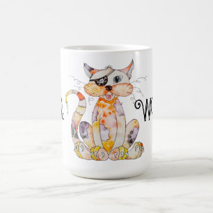 T.N.R. Trabalha com caneca de gato de ourivesaria