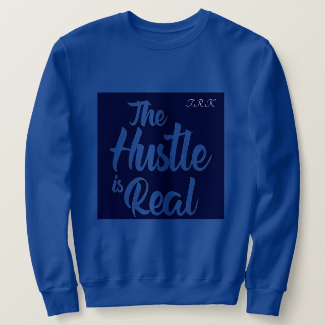 T.R.K AZUL REAL CAMISA DE SUOR REAL (Frente do Design)