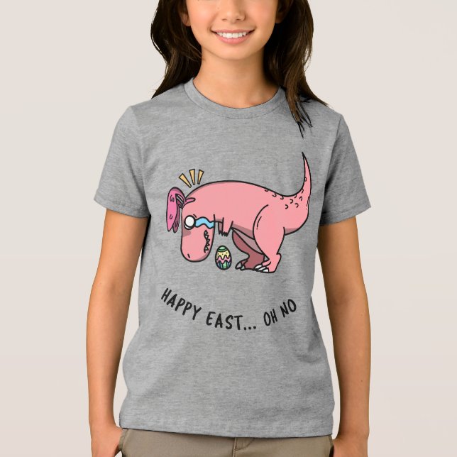 T-Rex - Camisa de Luta de Páscoas (Frente)