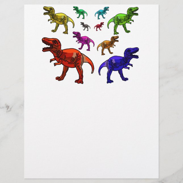T-Rex Colorido (Frente)