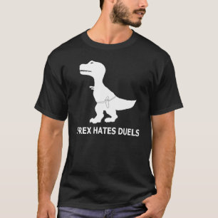 T-Rex deia o t-shirt da obscuridade dos duelos