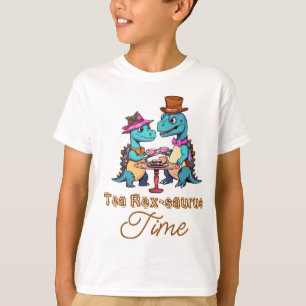 T-Rex Dinossauro T-Shirt - Design lúdico e Adoráve