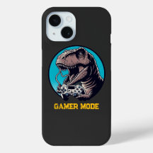 T-Rex Gamer Mode Dinosaur Art